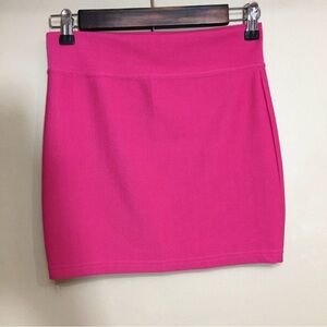 Women's Hot Pink Mini Skirt